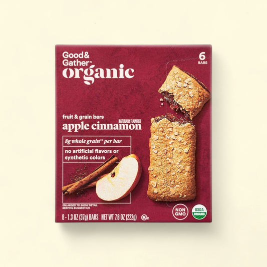 Good & Gather, Organic Whole Grain Apple Cinnamon Fruit & Grain Bar... — authentic US product shipped worldwide by Treatspree