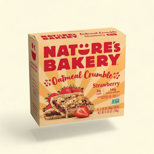Nature's Bakery Strawberry Crumble Bar, 8.46oz/6ct — authentic US product shipped worldwide by Treatspree