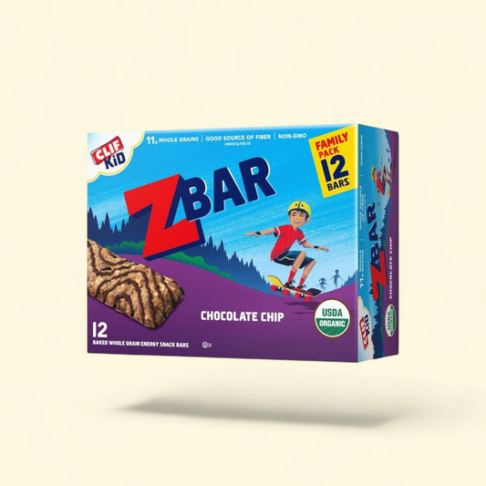 CLIF Kid ZBAR Chocolate Chip Snack Bars, 12 pack — authentic US product shipped worldwide by Treatspree