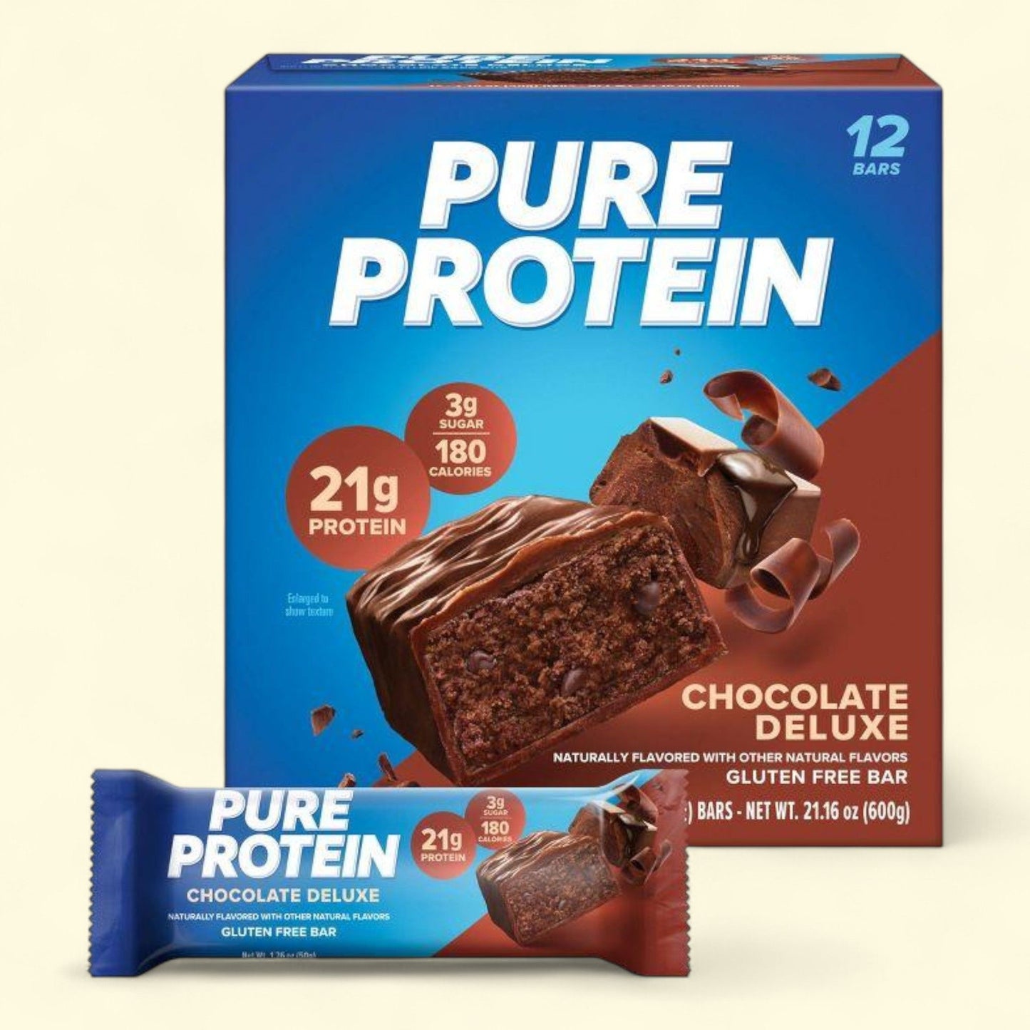 Pure Protein Protein Bar, Chocolate Deluxe, 12ct