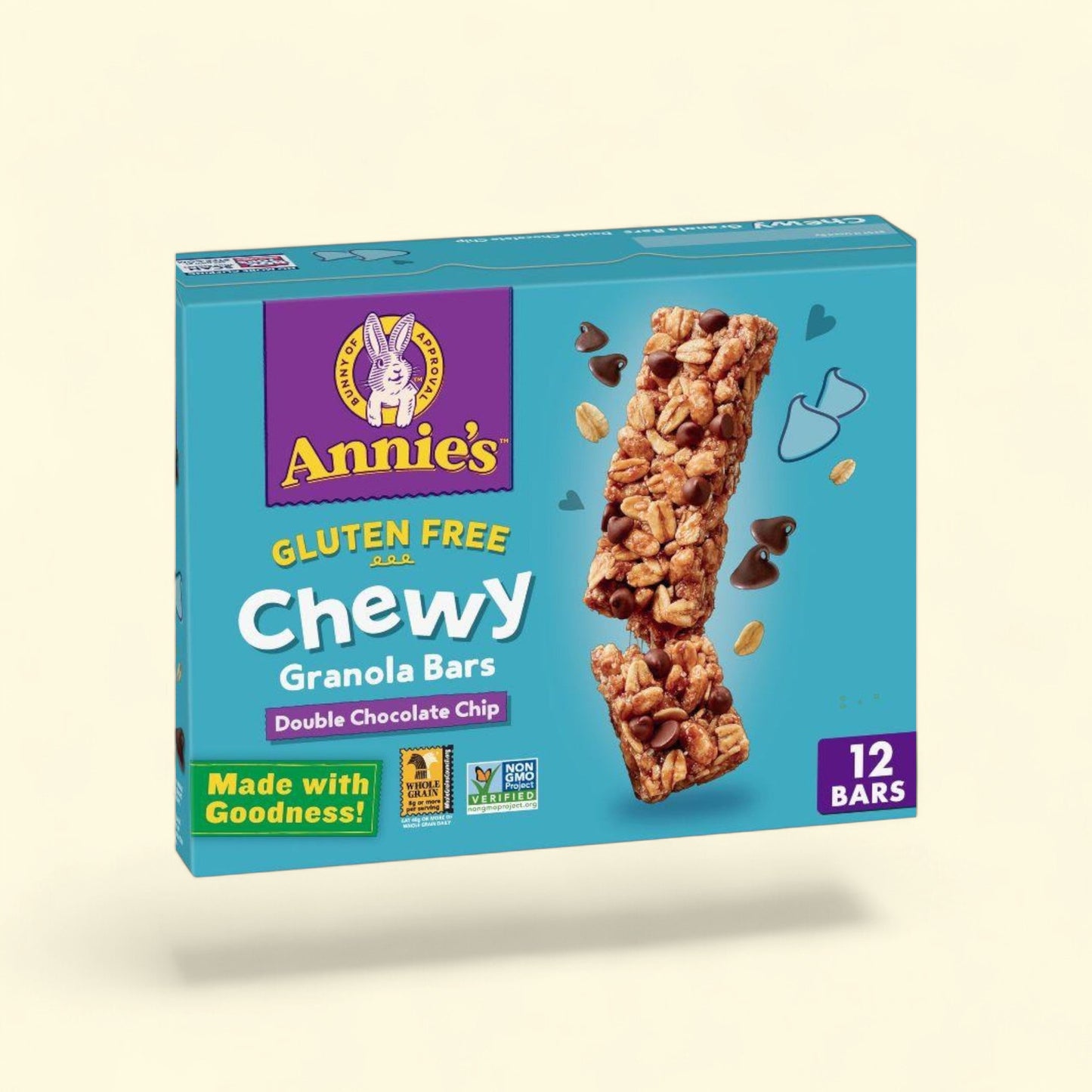 Annie's Organic Double Chocolate Chip Granola Bars, 11.7oz, 12 bars — authentic US product shipped worldwide by Treatspree