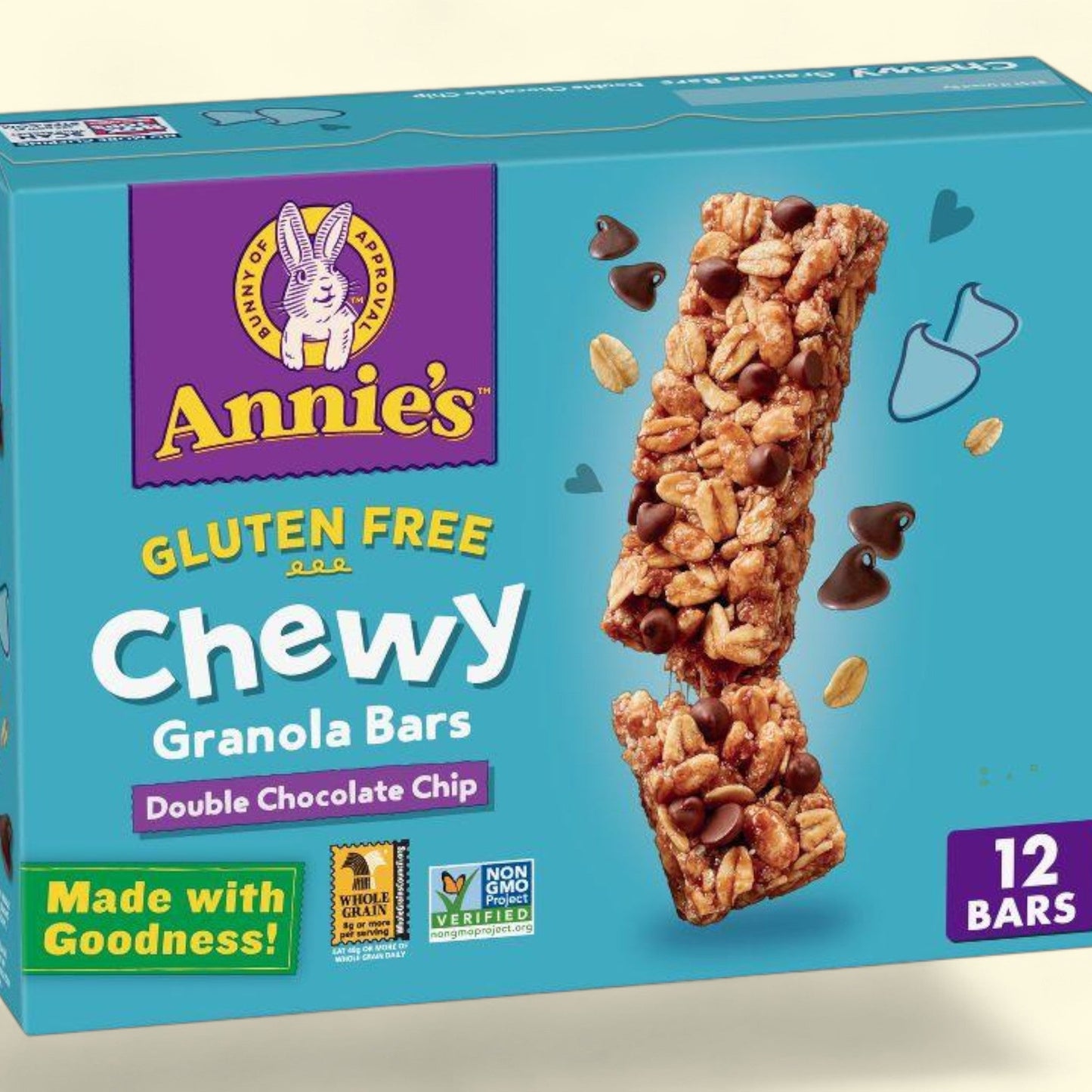 Annie's Organic Double Chocolate Chip Granola Bars, 11.7oz, 12 bars