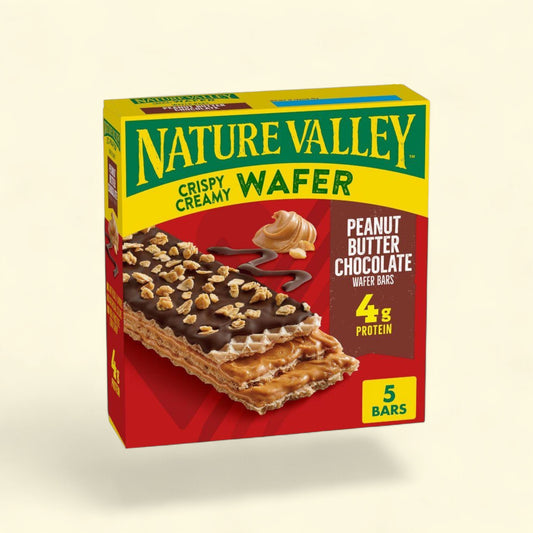 Nature Valley PB Chocolate Wafer Bar, 6.5oz/5ct — authentic US product shipped worldwide by Treatspree