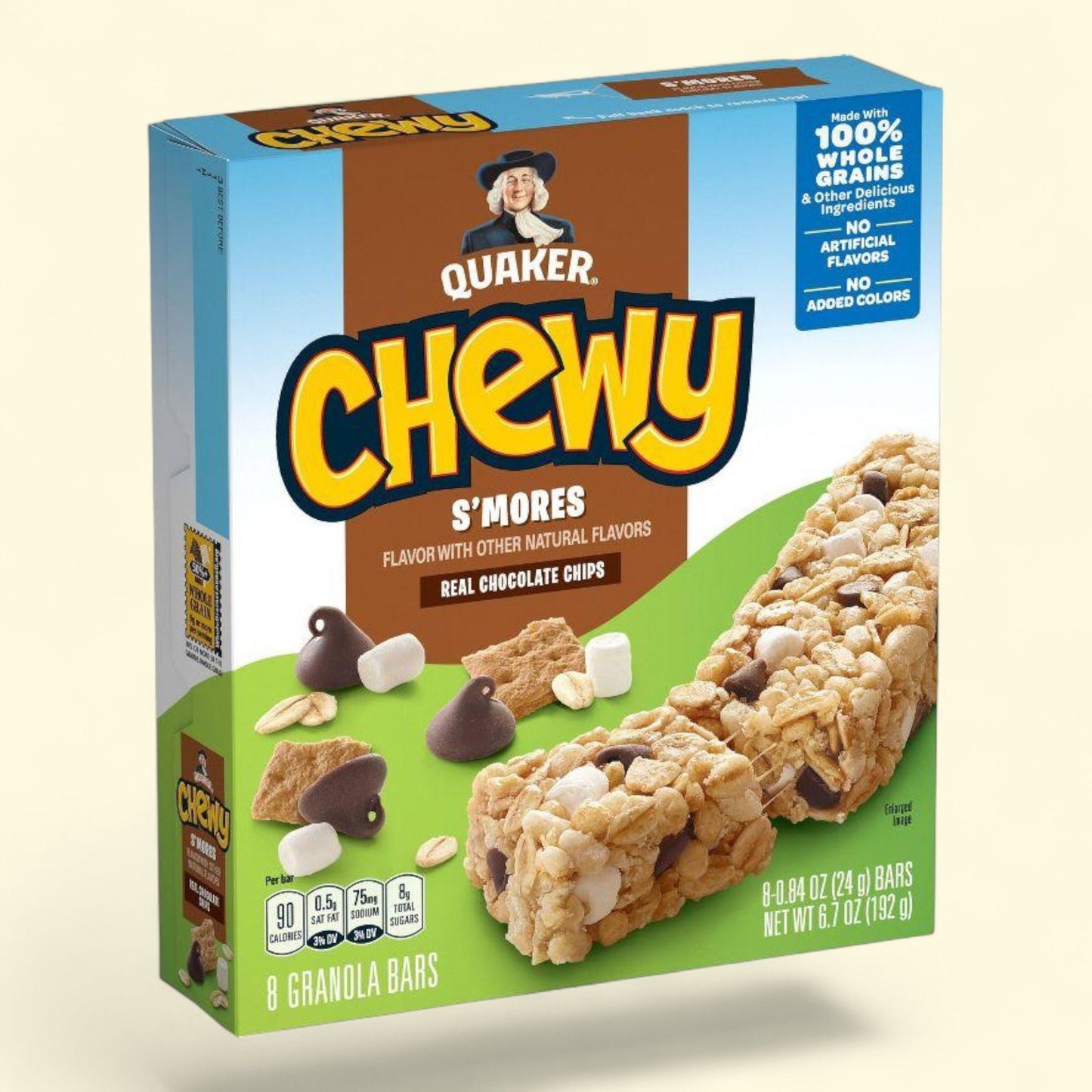 Quaker Chewy S'mores Granola Bars, 6.7oz/8ct