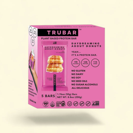TRUBAR Daydreaming About Donuts Protein Bars, 5ct — authentic US product shipped worldwide by Treatspree