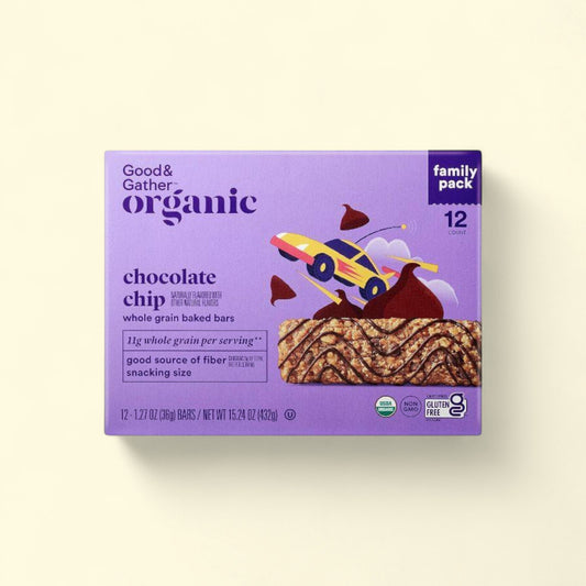 Good & Gather, Organic Chocolate Chip Whole Grain Baked Bar, 15.24o... — authentic US product shipped worldwide by Treatspree