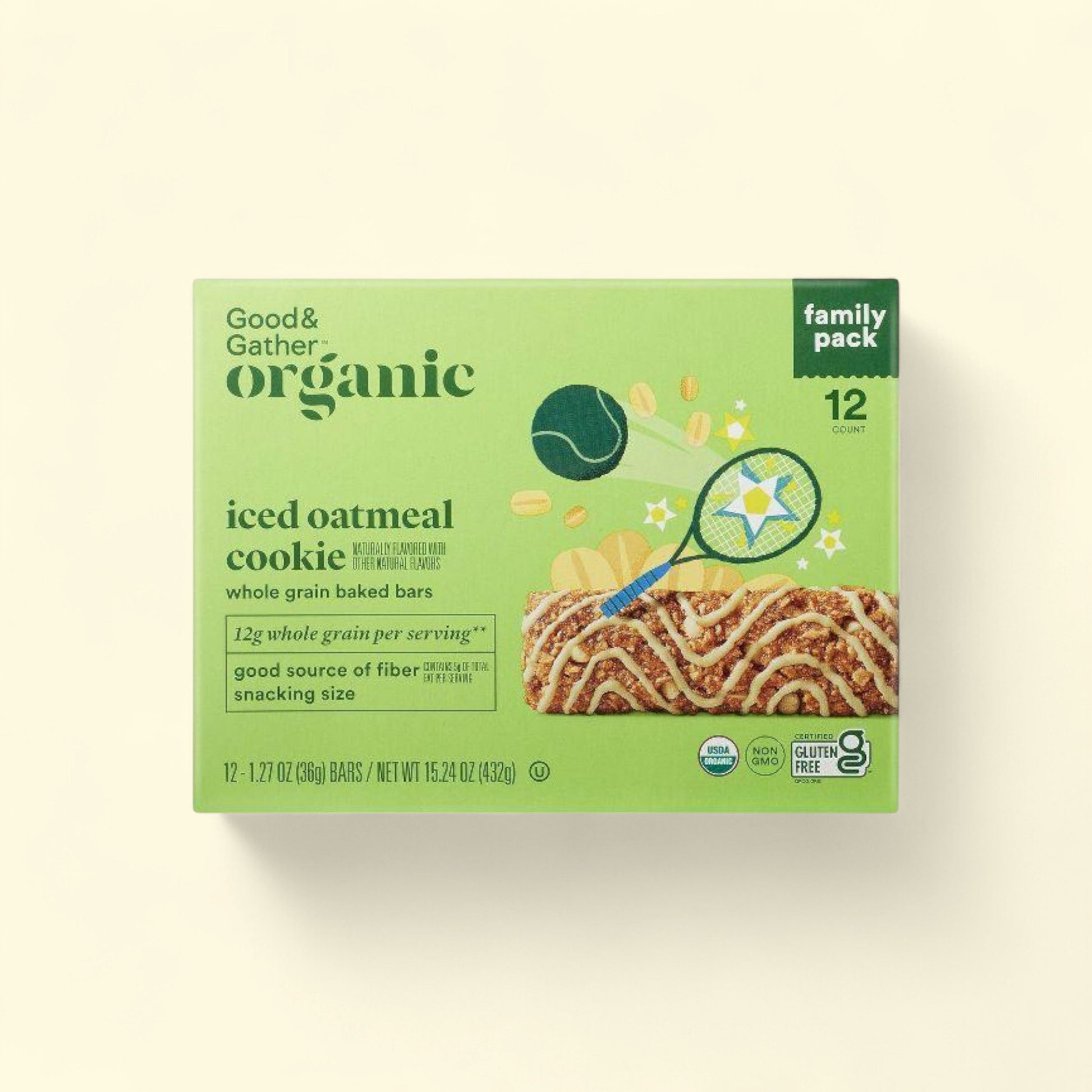 Good & Gatherâ?¢ Organic Iced Oatmeal Cookie Whole Grain Baked Bar,... — authentic US product shipped worldwide by Treatspree