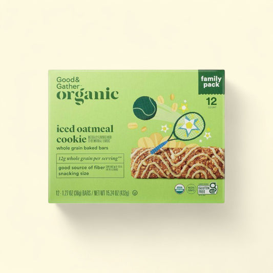 Good & Gatherâ?¢ Organic Iced Oatmeal Cookie Whole Grain Baked Bar,... — authentic US product shipped worldwide by Treatspree
