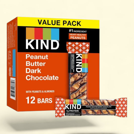 KIND Protein Bars, Peanut Butter Dark Chocolate, 16.8oz/12ct
