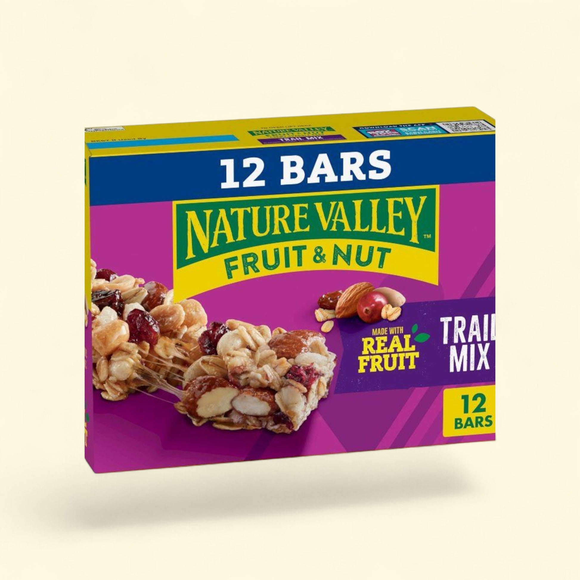 Nature Valley Fruit & Nut Trail Mix Bars, 14.4oz/12ct — authentic US product shipped worldwide by Treatspree