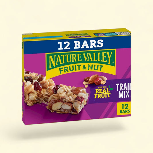 Nature Valley Fruit & Nut Trail Mix Bars, 14.4oz/12ct — authentic US product shipped worldwide by Treatspree