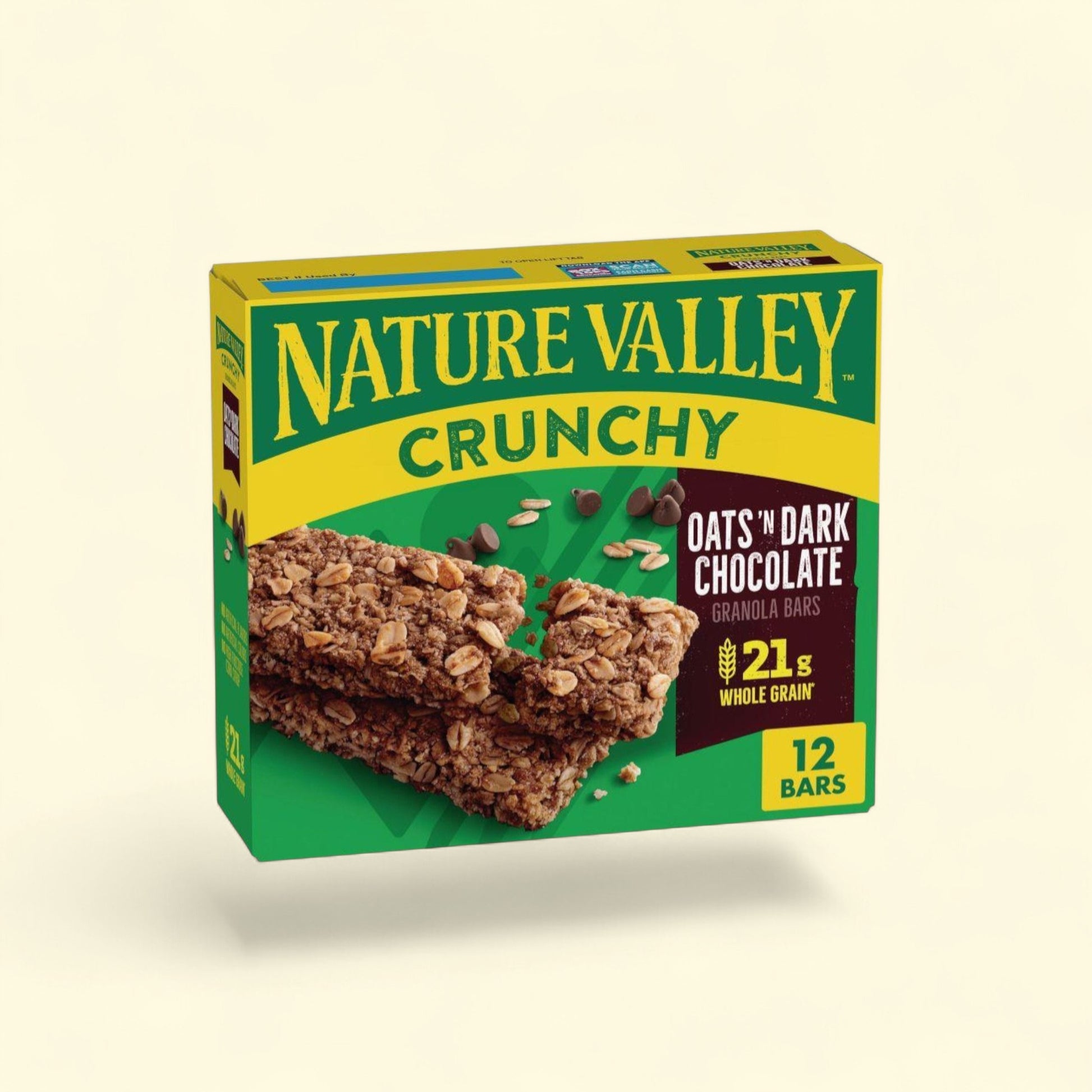 Nature Valley Crunchy Oats 'N Dark Chocolate Granola Bars, 12ct/8.94oz — authentic US product shipped worldwide by Treatspree