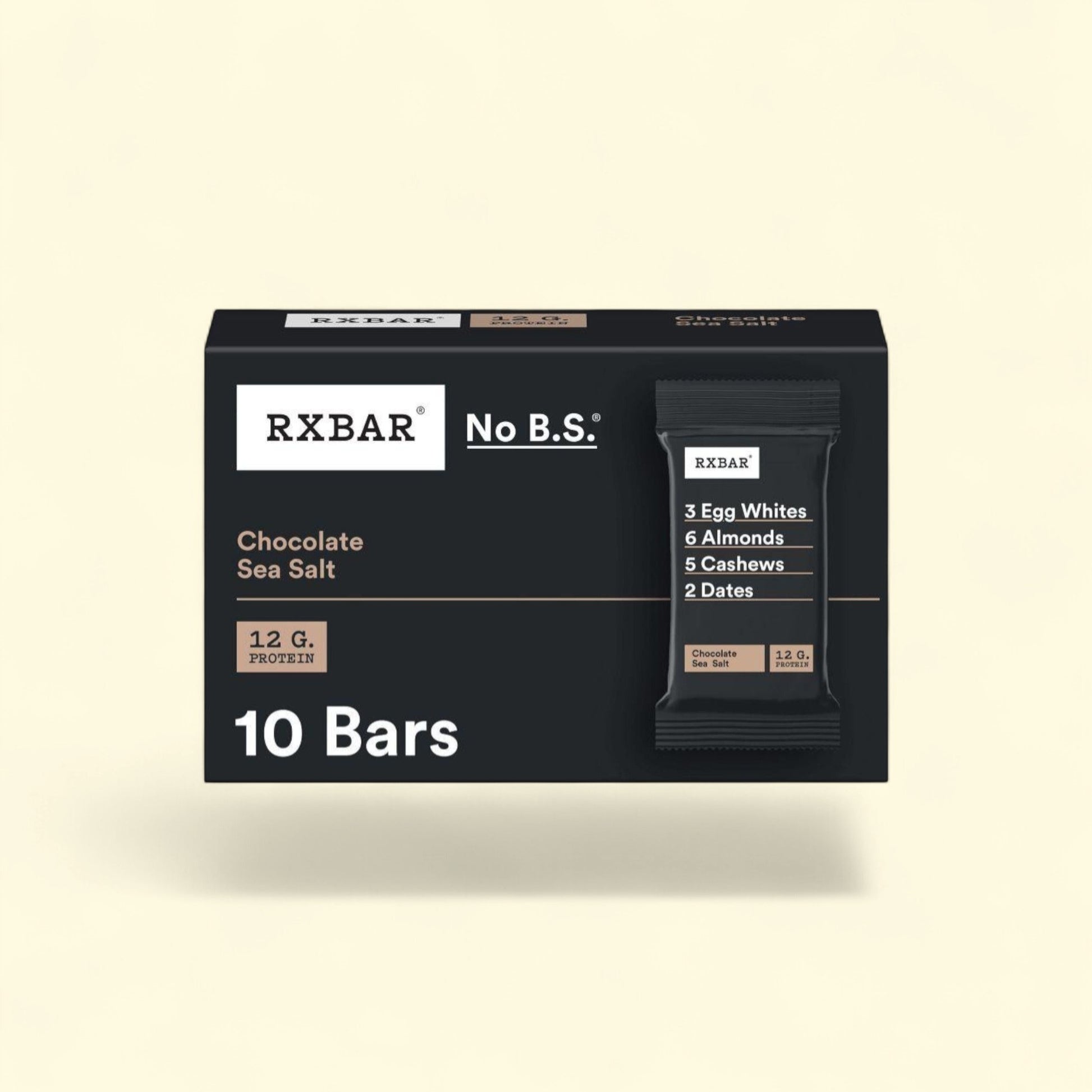 RXBAR Protein Bars, Chocolate Sea Salt, 18.3oz/10ct — authentic US product shipped worldwide by Treatspree