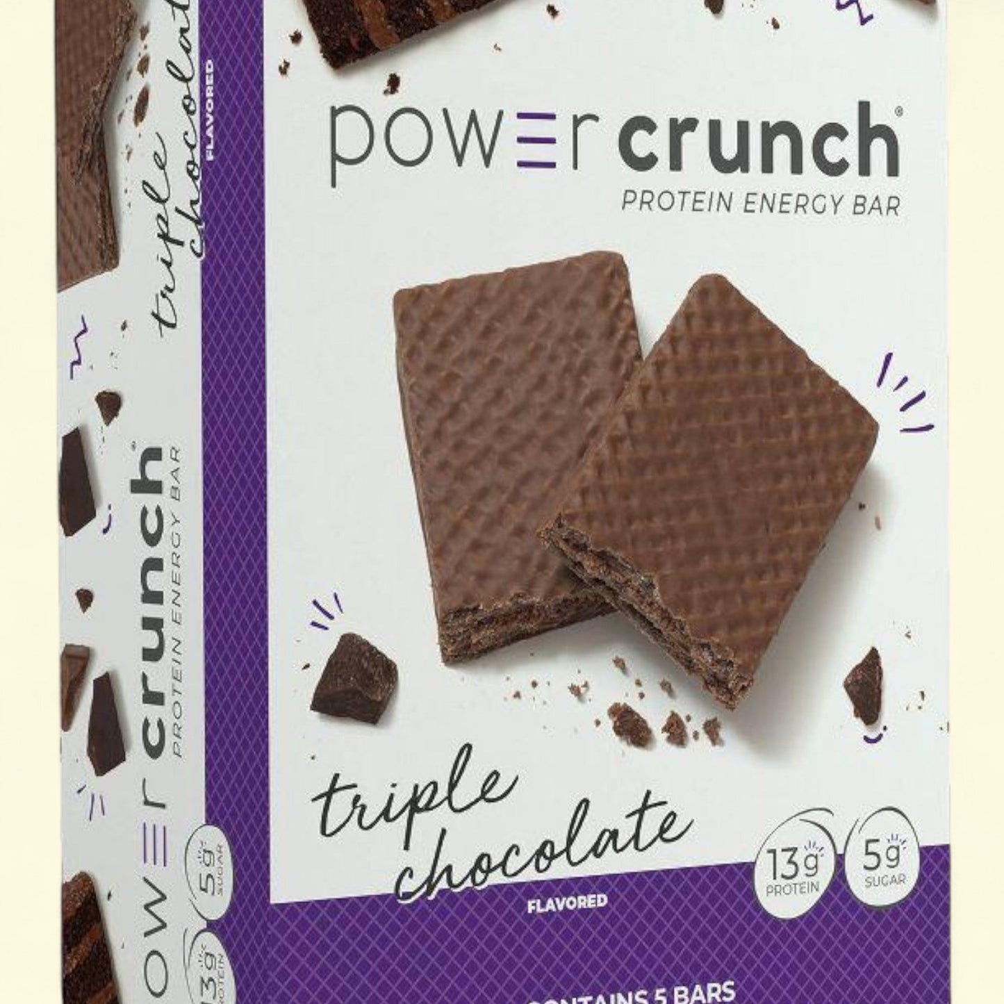 Power Crunch Energy Bar, Triple Chocolate, 5pk