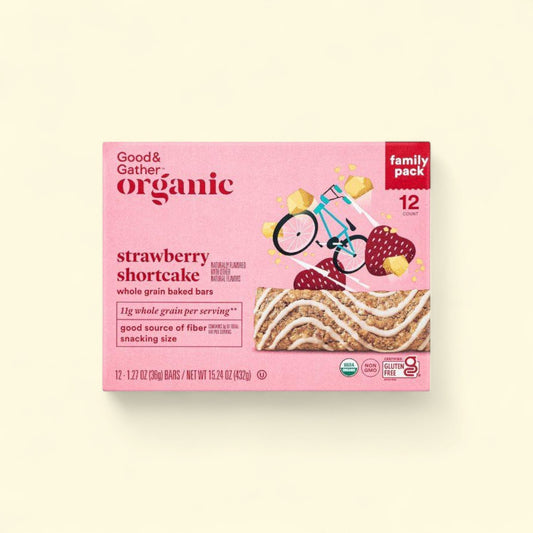 Good & Gather, Organic Strawberry Shortcake Whole Grain Baked Bar, ... — authentic US product shipped worldwide by Treatspree