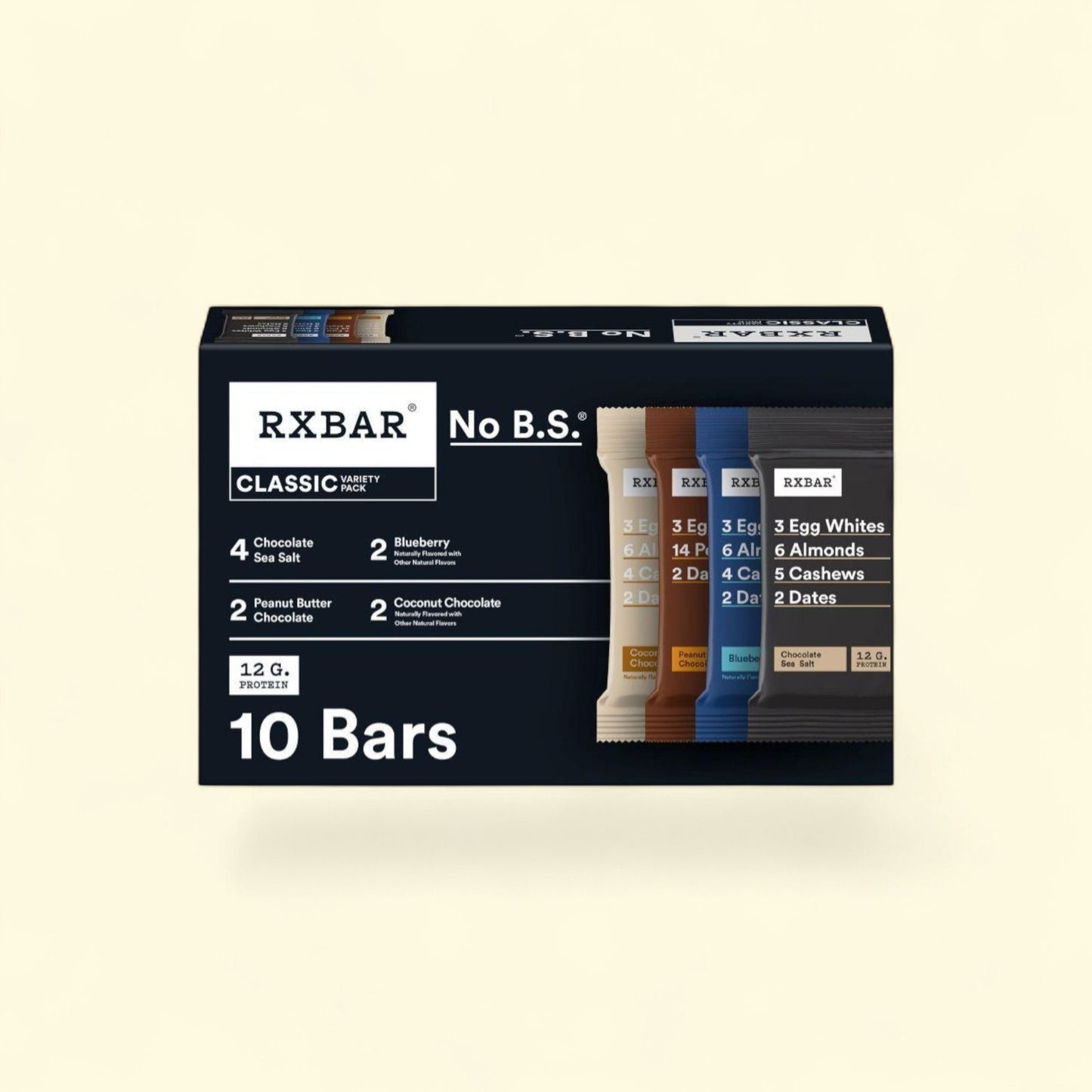 RXBAR Protein Bars, Variety Pack, 18.3oz/10ct — authentic US product shipped worldwide by Treatspree
