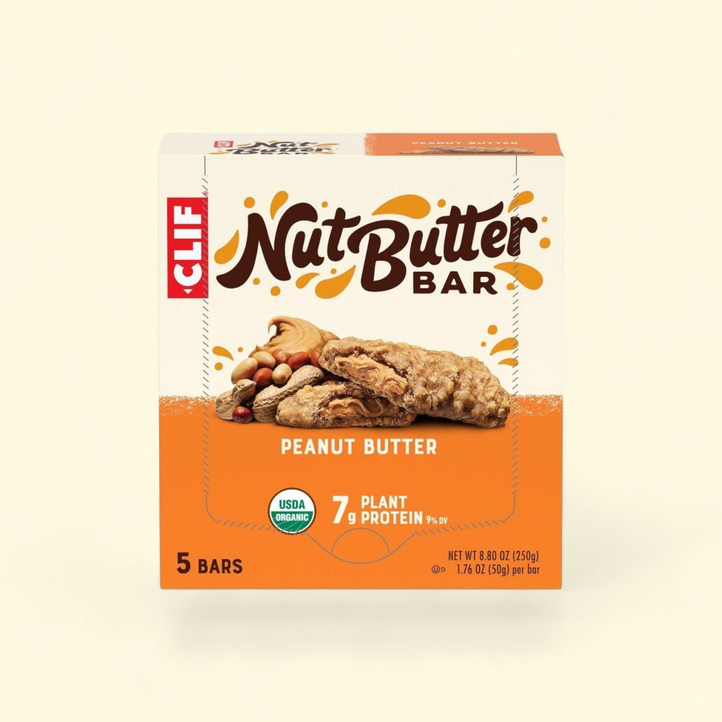 CLIF Nut Butter Bar, Peanut Butter Energy Bars, 8.8oz/5ct — authentic US product shipped worldwide by Treatspree