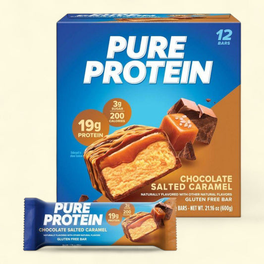 Pure Protein Protein Bar, Chocolate Salted Caramel, 12ct
