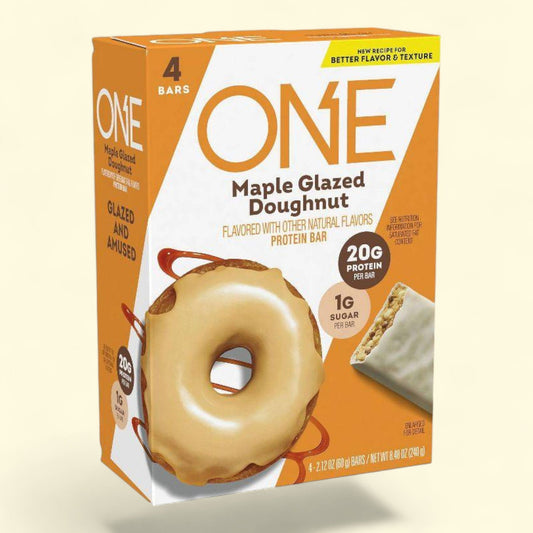ONE Bar Protein Bar, Maple Glazed Doughnut, 4ct