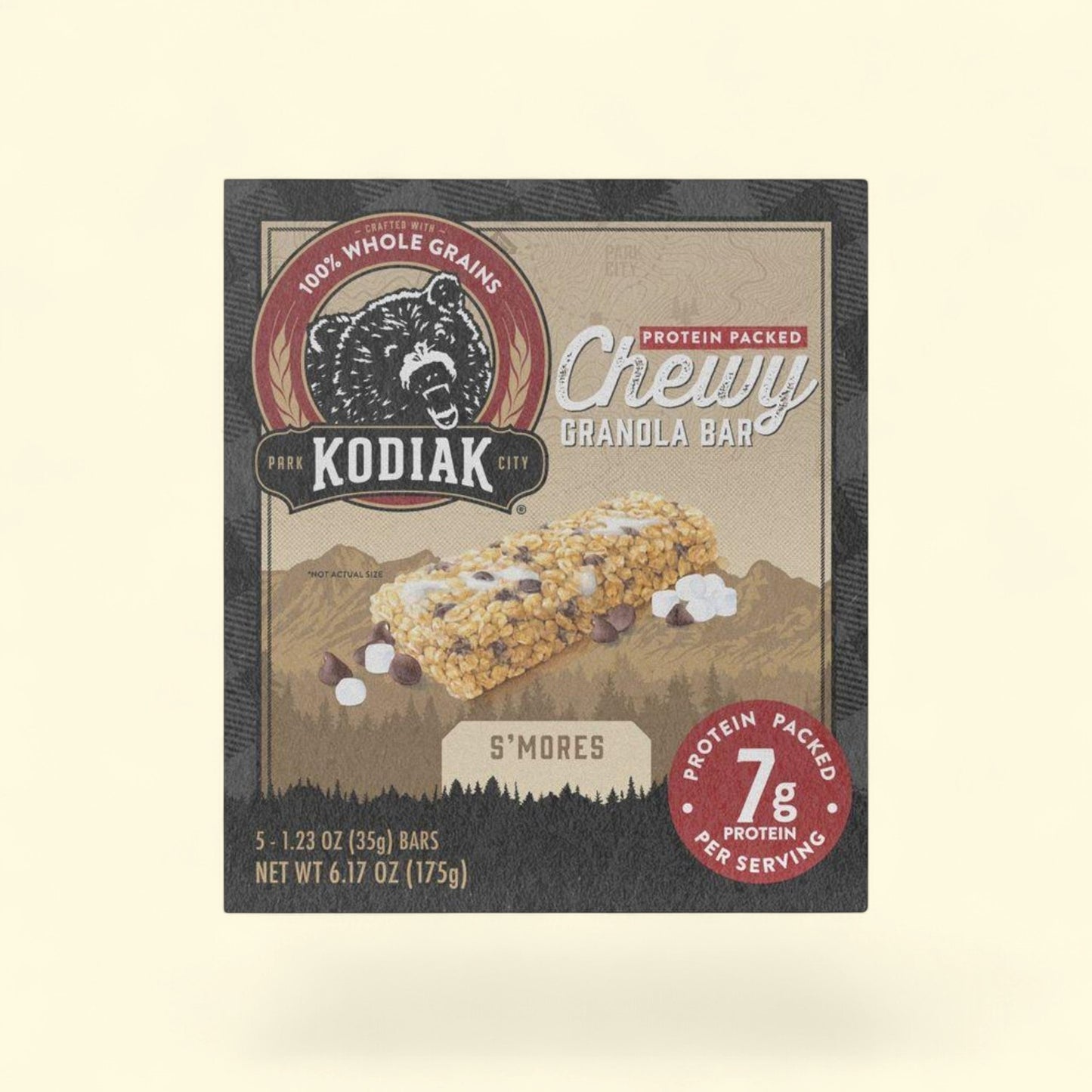 Kodiak S'Mores Chewy Bars, 6.17oz/5ct — authentic US product shipped worldwide by Treatspree