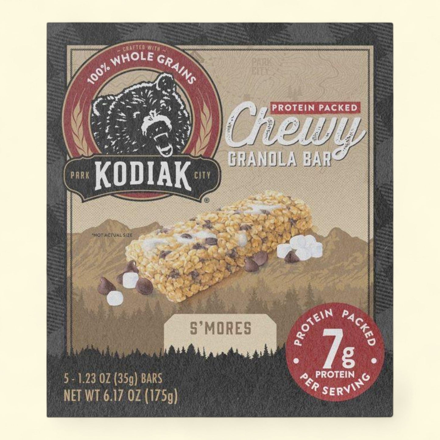 Kodiak S'Mores Chewy Bars, 6.17oz/5ct