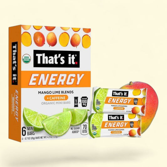 That's It. Mango Lime Blends Energy Bars, 4.2oz/6ct