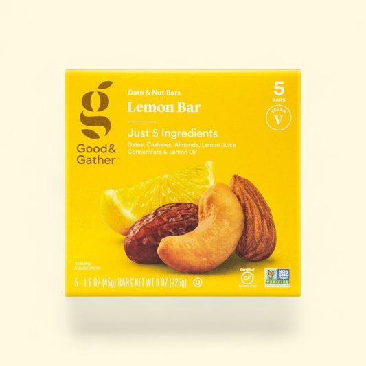 Good & Gather, Lemon Nutrition Bars, 5ct — authentic US product shipped worldwide by Treatspree