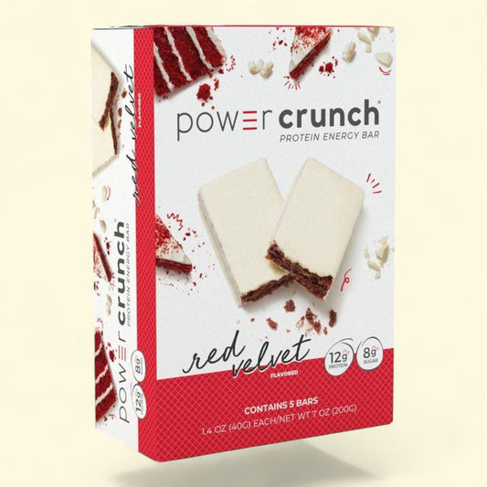 Power Crunch Red Velvet Wafer Protein Energy Bar, 7oz/5pk