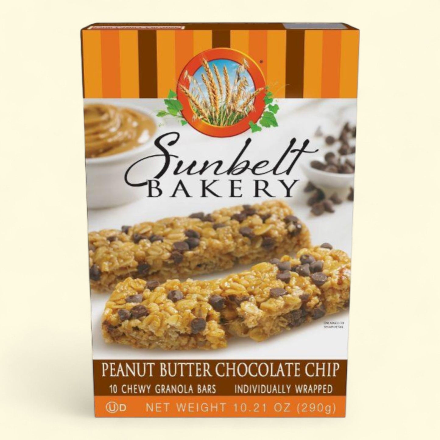 Sunbelt Granola Bars, Peanut Butter Chocolate Chip, 10.21oz — authentic US product shipped worldwide by Treatspree