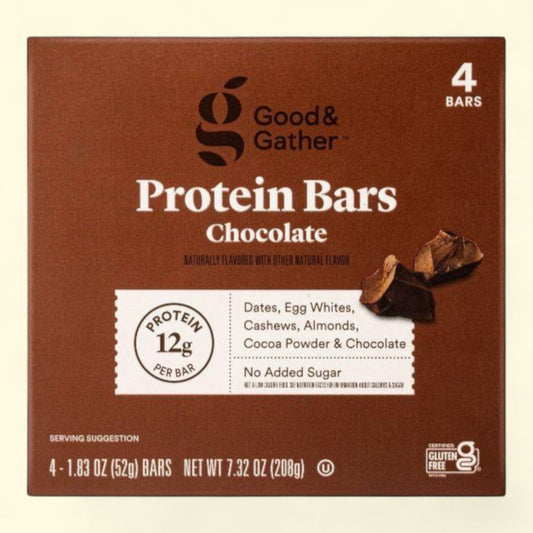 Good & Gather, Protein Bars Chocolate - 7.33oz/4ct