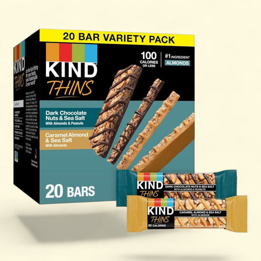 KIND Thins Variety Pack, 14.8oz/20ct