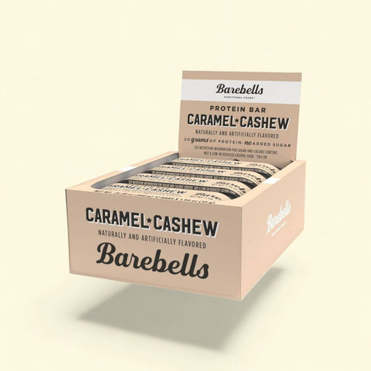 Barebells Nutrition Bars, Caramel Cashew, 12pk — authentic US product shipped worldwide by Treatspree