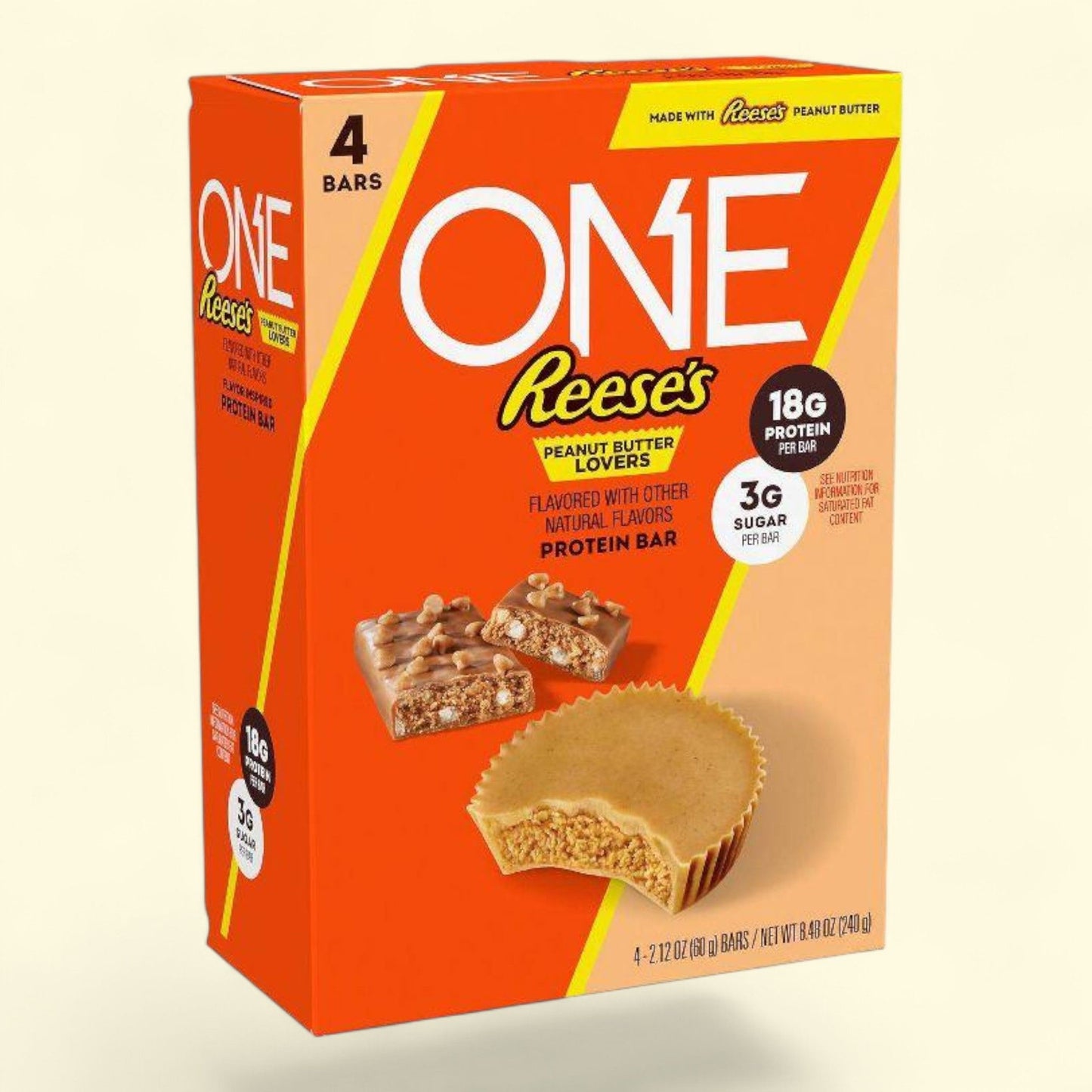 ONE Bar Reese's Peanut Butter Lovers Protein Bars, 8.48oz/4ct