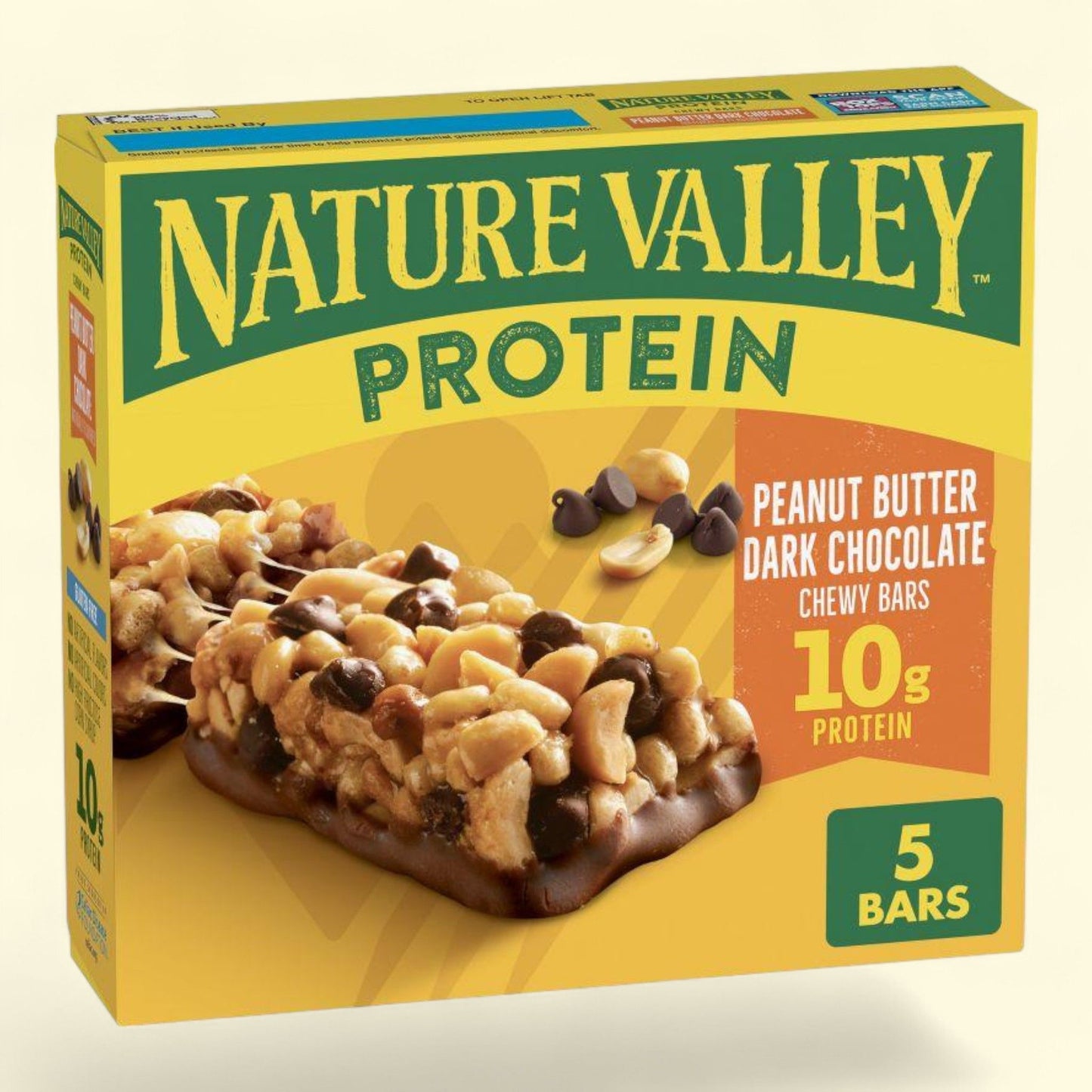 Nature Valley Protein Chewy Bars, Peanut Butter Dark Chocolate, 5ct