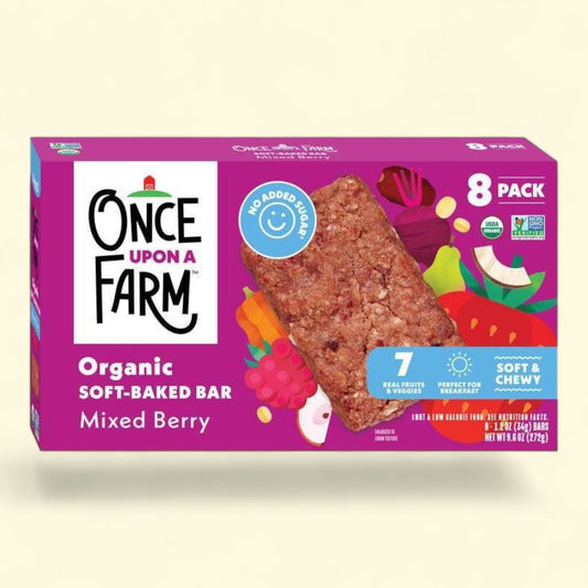 Once Upon a Farm Snack Bars, Mixed Berry 9.6oz/8ct