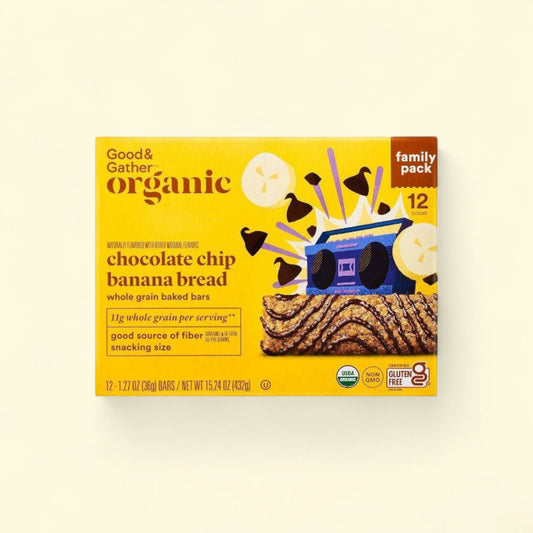 Good & Gather, Chocolate Chip Banana Bread Whole Grain Baked Bar, 1... — authentic US product shipped worldwide by Treatspree
