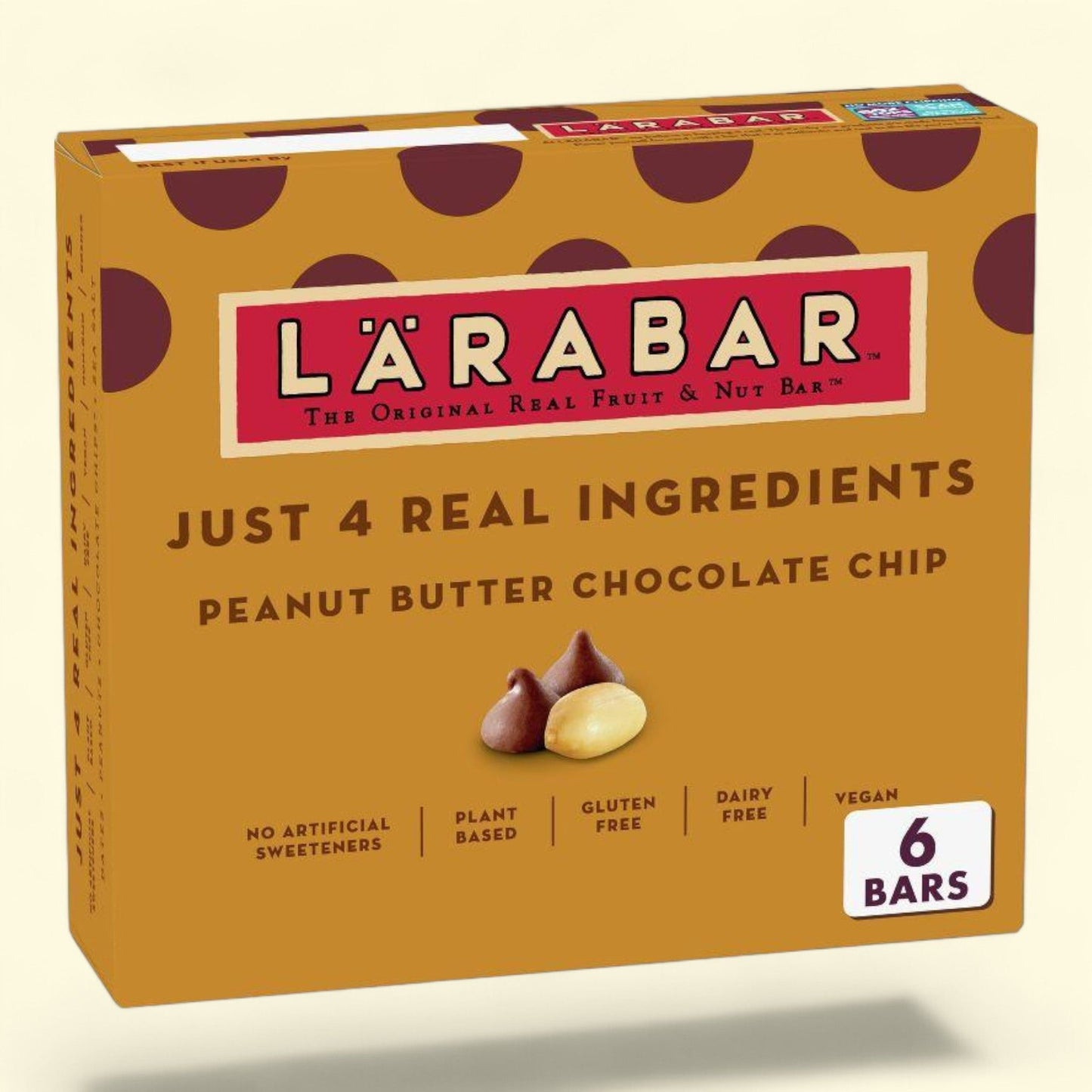 Larabar Peanut Butter Chocolate Chip Protein Bar, 1.6 oz, 6 bars