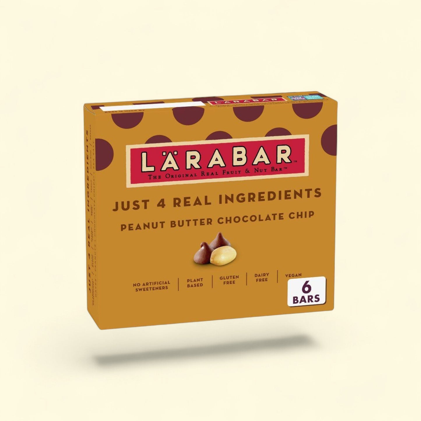 Larabar Peanut Butter Chocolate Chip Protein Bar, 1.6 oz, 6 bars — authentic US product shipped worldwide by Treatspree