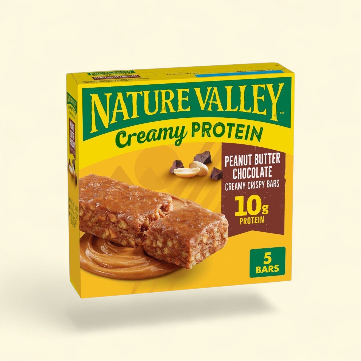 Nature Valley Protein Peanut Butter Chocolate Crispy Bars, 5ct — authentic US product shipped worldwide by Treatspree