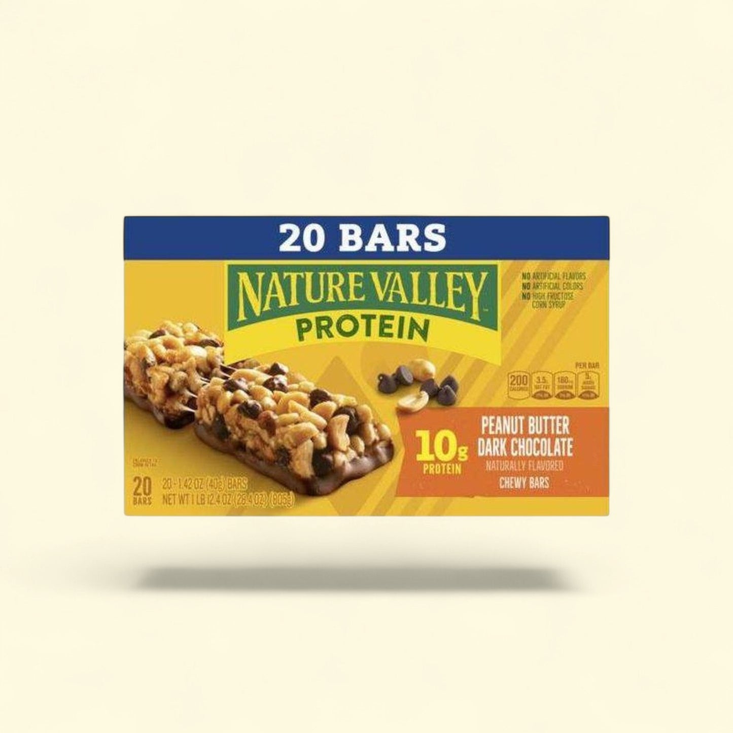 Nature Valley Chewy Bar, 28.4oz, 20ct, Peanut Butter Dark Chocolate — authentic US product shipped worldwide by Treatspree