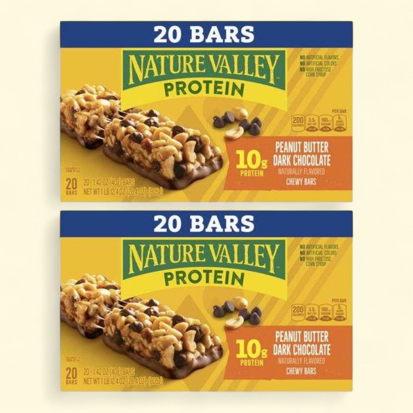 Nature Valley Chewy Bar, 28.4oz, 20ct, Peanut Butter Dark Chocolate