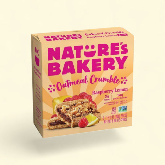 Nature's Bakery Raspberry Lemon Snack Bars, 6ct — authentic US product shipped worldwide by Treatspree
