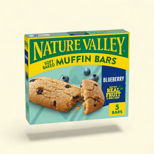 Nature Valley Soft Baked Blueberry Muffin Bars, 5ct — authentic US product shipped worldwide by Treatspree