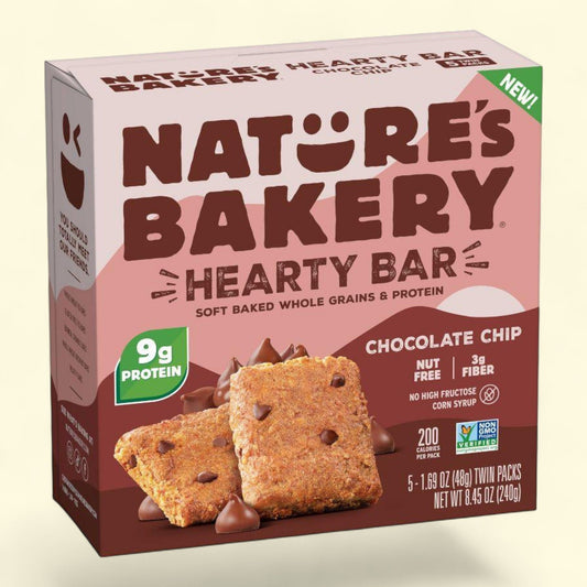 Nature's Bakery Chocolate Chip Protein Bars, 8.45oz/5ct