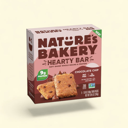 Nature's Bakery Chocolate Chip Protein Bars, 8.45oz/5ct — authentic US product shipped worldwide by Treatspree