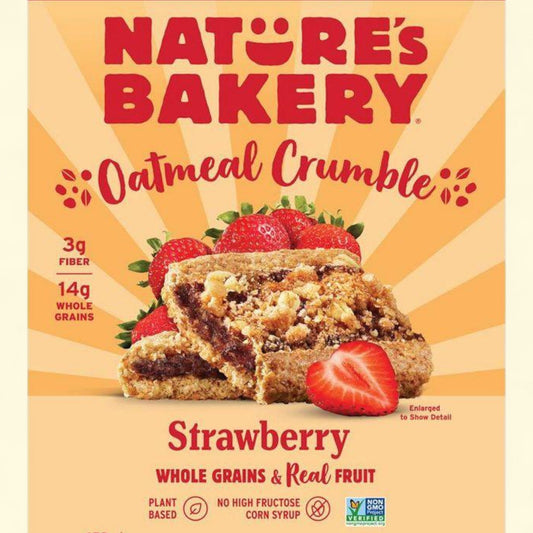 Nature's Bakery Strawberry Crumble Snack Bars, 18ct