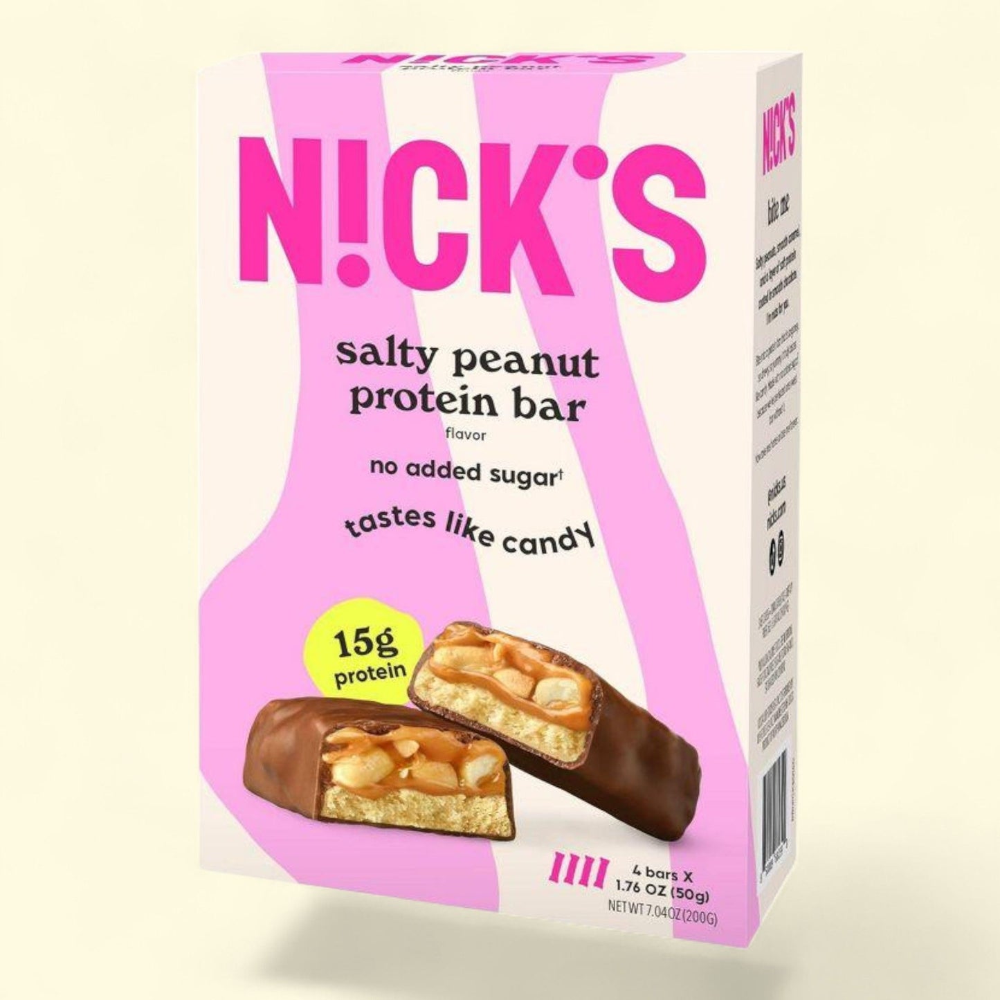 Nick's Salty Peanut Protein Bars, 4ct
