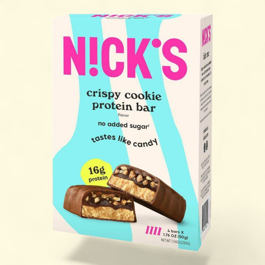 Nick's Crispy Cookie Protein Bars, 4ct