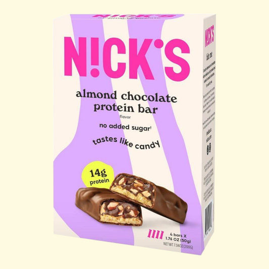 Nick's Almond Chocolate Protein Bars, 4ct