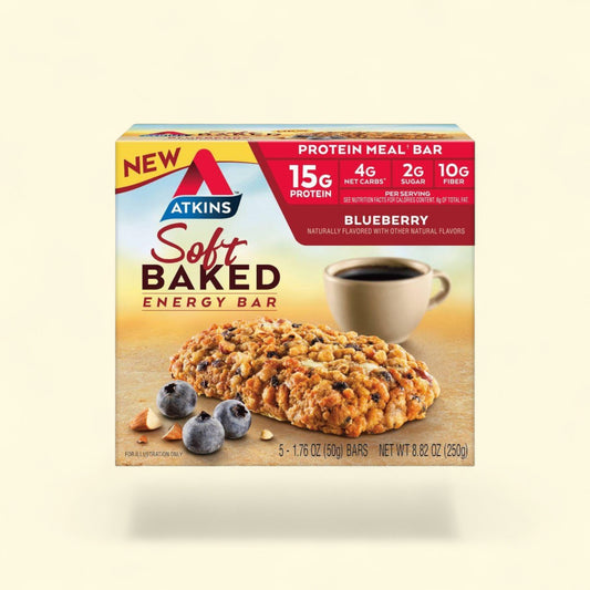 Atkins Energy Meal Bars, Blueberry, 8.82oz/5pk — authentic US product shipped worldwide by Treatspree